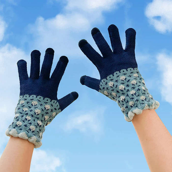 1 Pair Color 04 Warm Gloves
