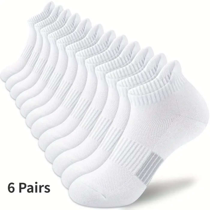 6 Pairs Of Women's Sports Socks