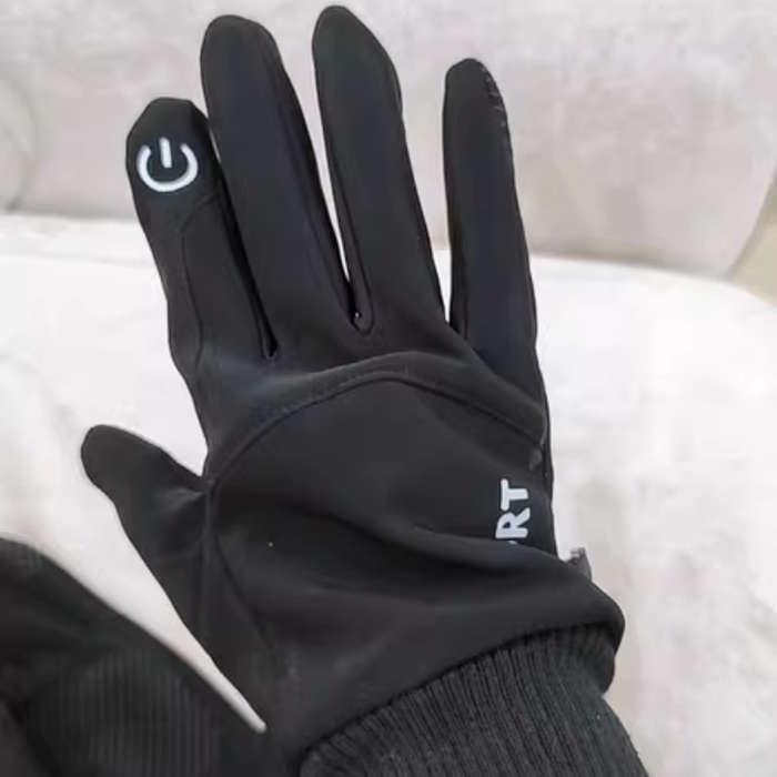 1 Pair Navy Blue Warm Gloves