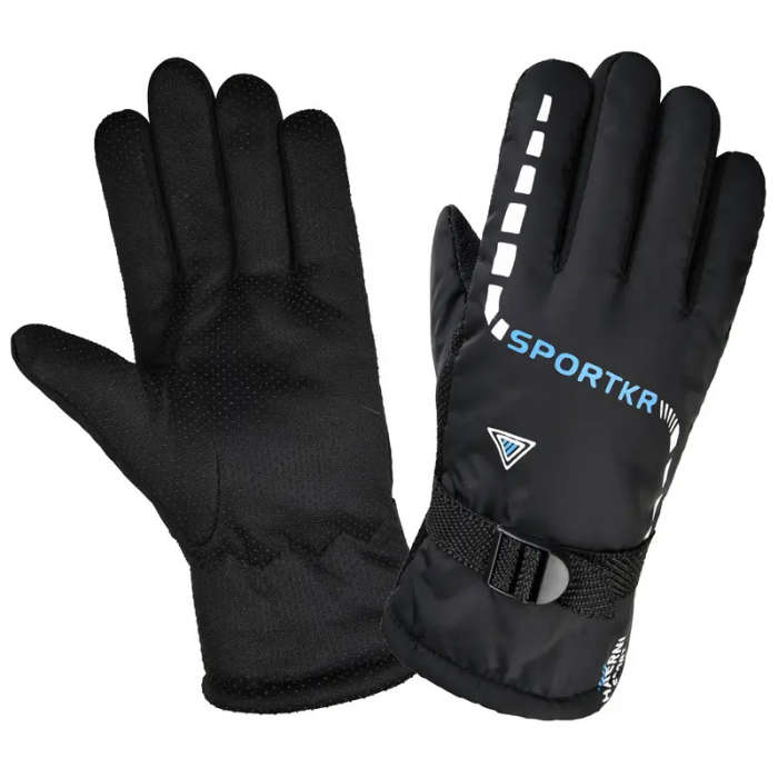 1pairs Thickened and Warm Men's Winter Riding Gloves for Electric Motorcycles and Motorcycles