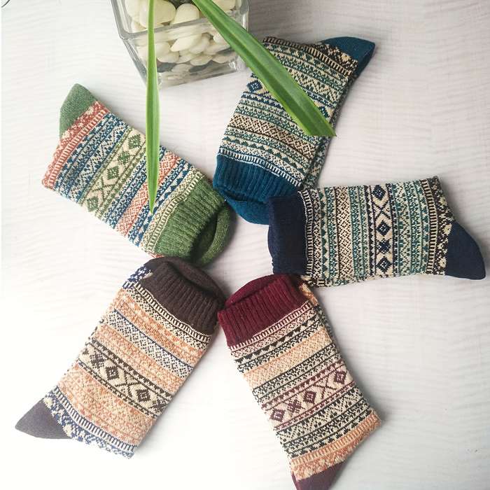 Sock 5 Pairs Mix  One Size