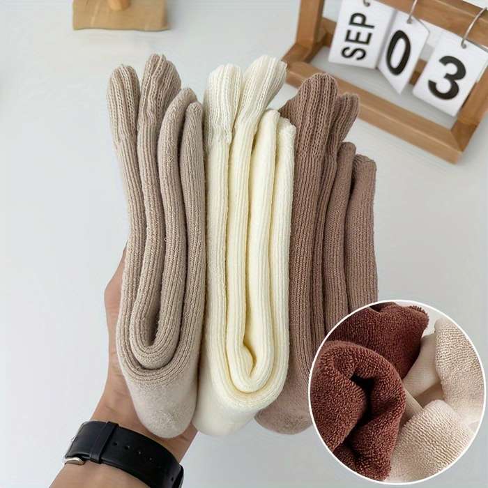 Sock Random Color 3Pairs  One Size