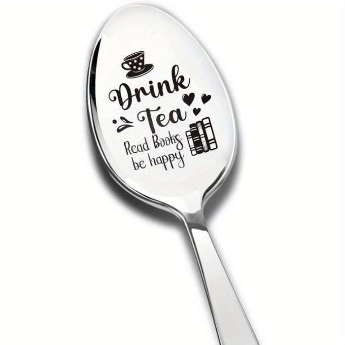 1pc Enjoy The Delightful Combination Of Sipping Tea Immersing In Books And Finding Happiness
