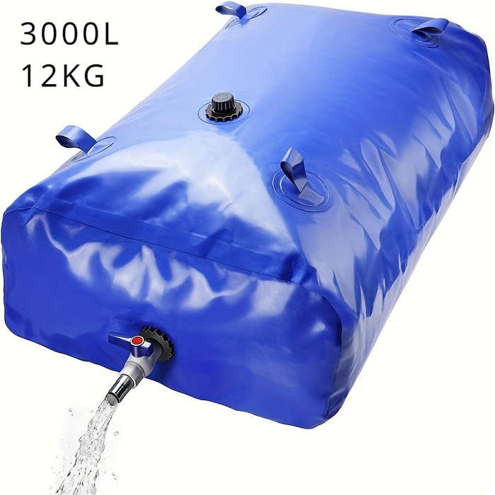 1Pc 3000L Water Container Portable Water Bag