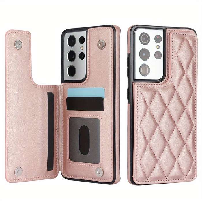 1pc Rose Golden For Samsung Galaxy S21 Ultra Phone Cases