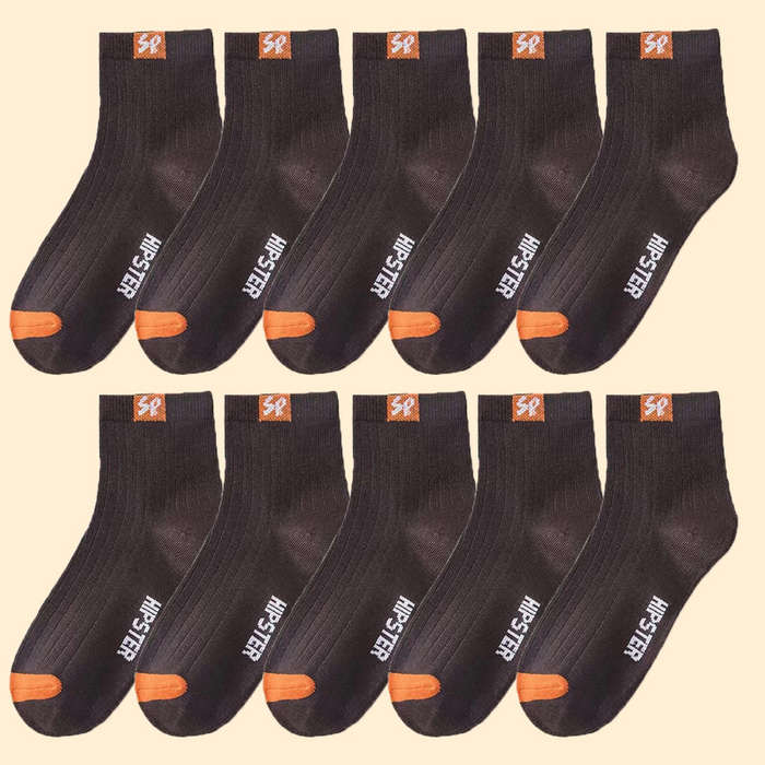 10 Pair Cyan Blue One Size High Elastic Socks
