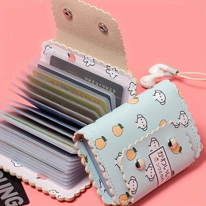 1 x Cute Cartoon Printed Credit Card Holder