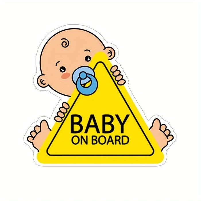 1pc Keep Your Baby Safe On The Road Car Decal Sticker Color sent randomly