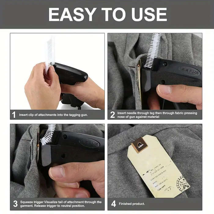 a kit consisting of a tagging gun 5 needles 1000 hair   needles a thick needle gun and a label gun details 3