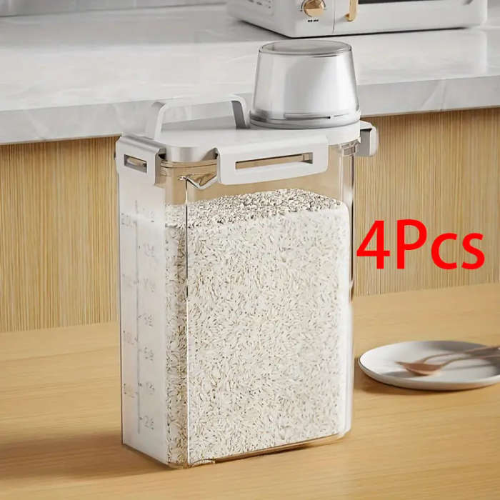 4-Pack 2.5L/84oz Airtight Food Storage Containers