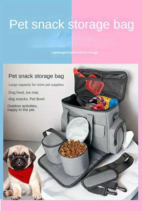 1pc grey Pet Bag