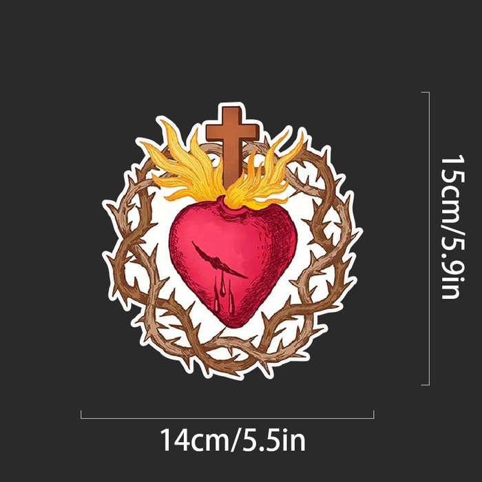 1pc Jesus Christian Themed Stickers