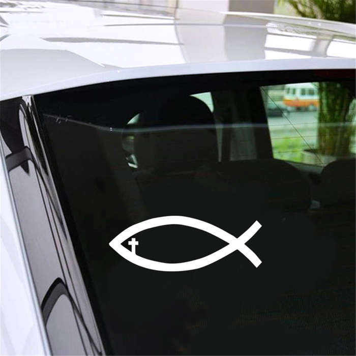 1pc Black Jesus Christian Themed Stickers