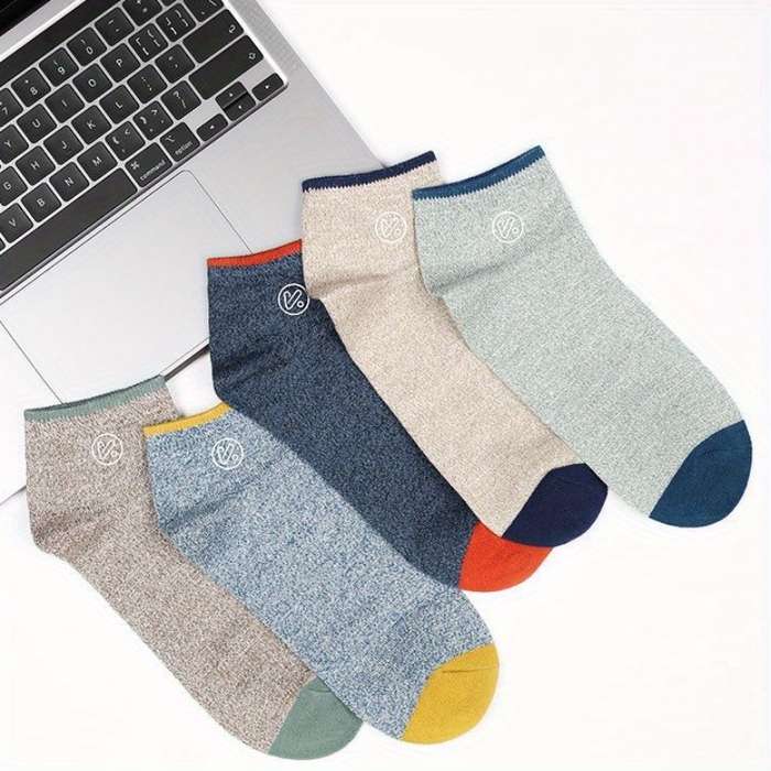 5 Pairs M  Mix And Match High Elastic Socks