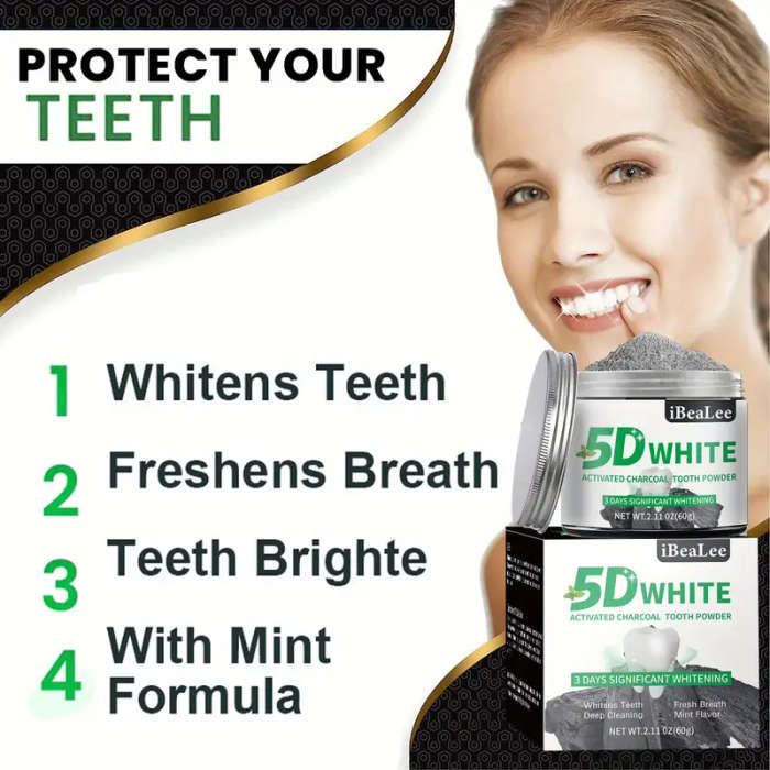 Activated Charcoal Teeth Whitening Powder