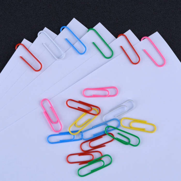 200 Pcs Multi-Color Mini Rust-Proof Stainless Steel Paper Clips