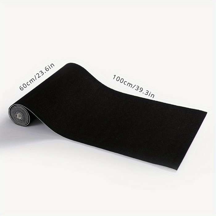 1Pc Brown 30x100cm Self Adhesive Carpet Floor Mat