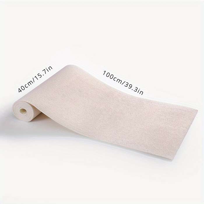 1Pc Beige 40x100cm Self Adhesive Carpet Floor Mat