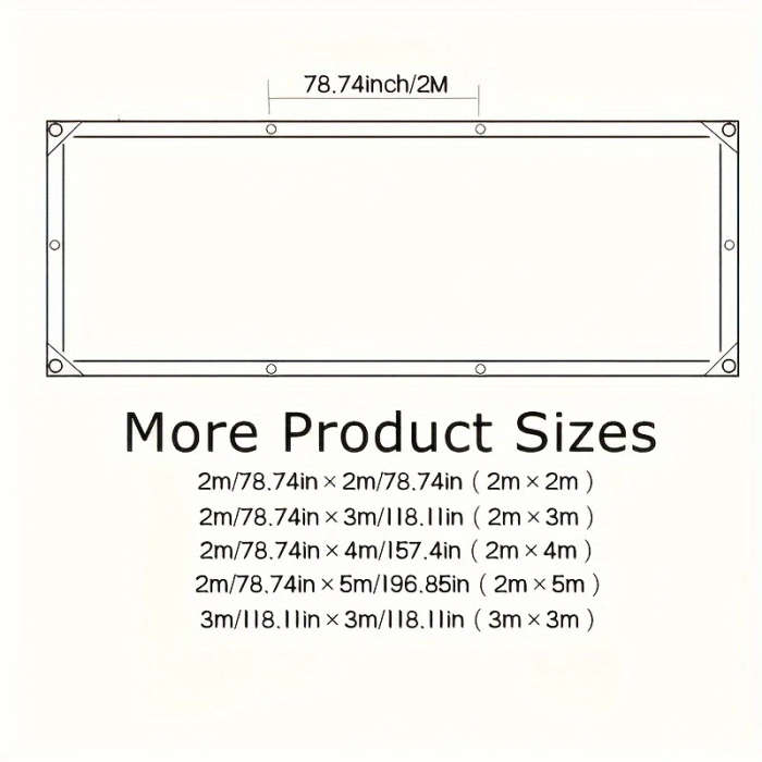 Extra Thick Waterproof Tarp
