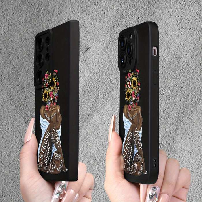 1pc Black For Samsung iPhone 11 Pro Phone Cases