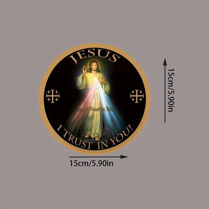 1pc Jesus Christian Themed Stickers