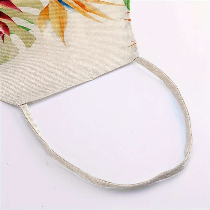 1pc Creative and Floral Element Printed Apron that Makes You Unique and Fashionable. Cooking an