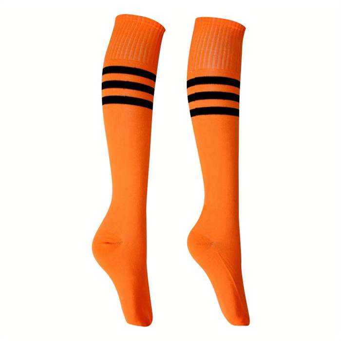 1 Pair Orange Pair One Size Socks