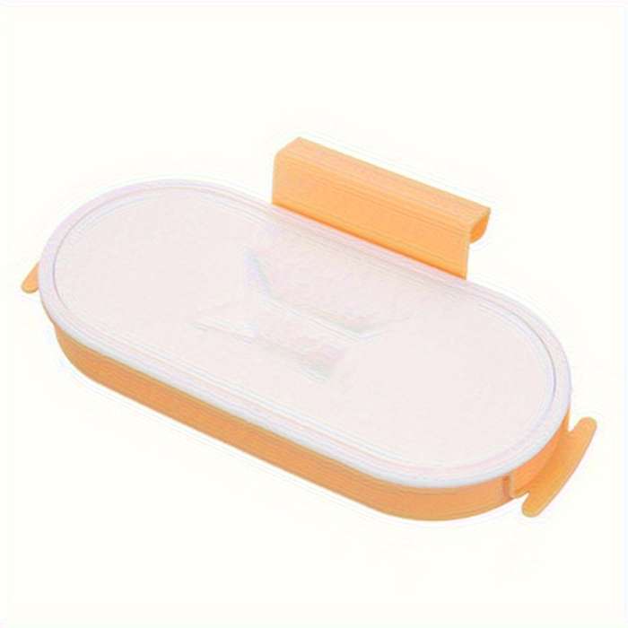 1pc Kitchen Garbage Bag Holder Portable Plastic Garbage Bag Racks with Lid Hanging Rack Cabin