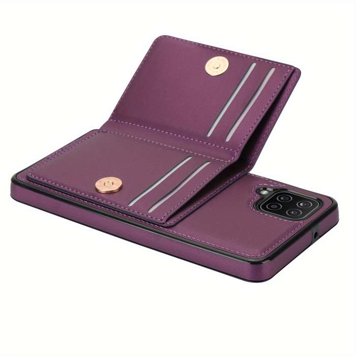 1pc Deep Purple For Samsung Galaxy A12 Phone Cases