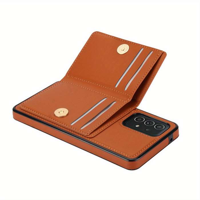 1pc Brown For Samsung Galaxy A52 Phone Cases