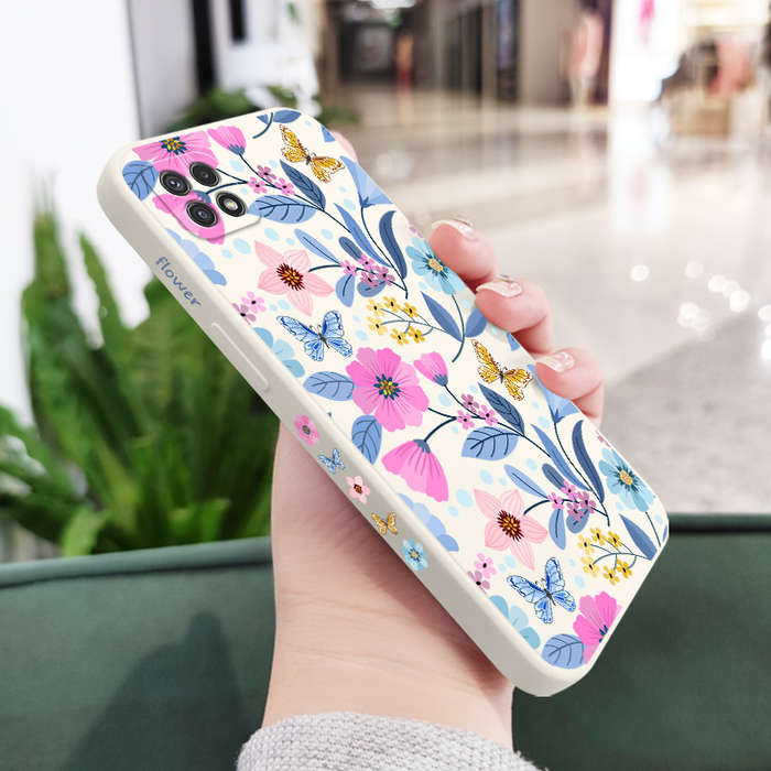 1pc White For Samsung Galaxy A22 5G Phone Cases