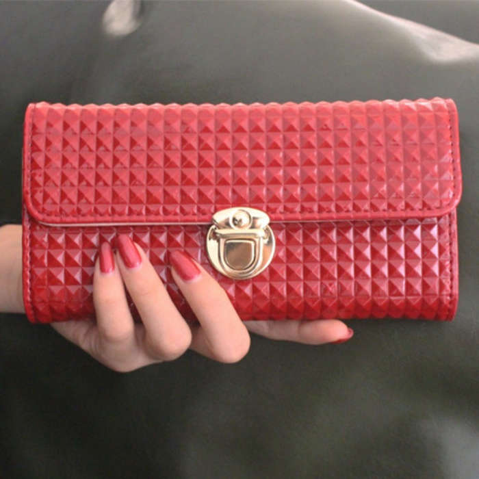 1pc of a Classic Solid Color Long Wallet Stylish Flap Coin Purse Spacious Credit Card Holder