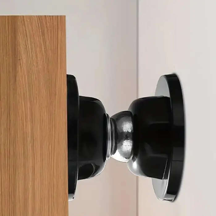1pc Magnetic Door Stop Strong Metal Construction Floor Wall Mountable with Strong Magnet Grip No-Dri