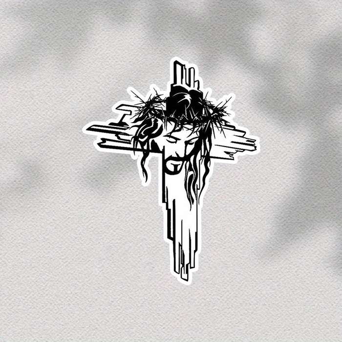 1pc Jesus Christian Themed Stickers