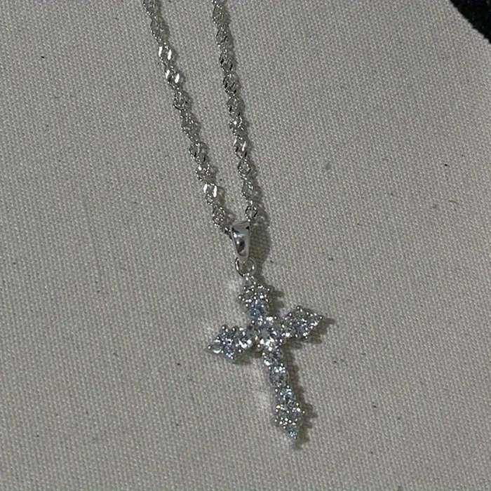 1 Piece Silvery Jesus Theme Pendant
