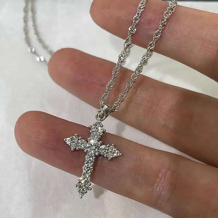 1 Piece Silvery Jesus Theme Pendant