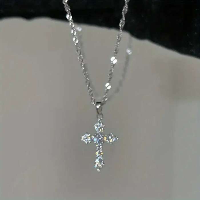 1 Piece Silvery Jesus Theme Pendant