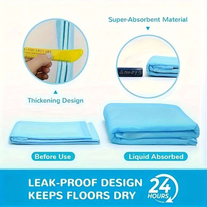 100Pcs  Set Diaper Blue