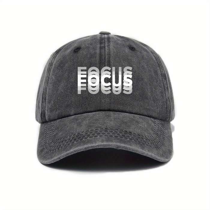 1pc Urban Style Vintage Casual Baseball Cap Adjustable Fit Sun Protection Polyester Essential
