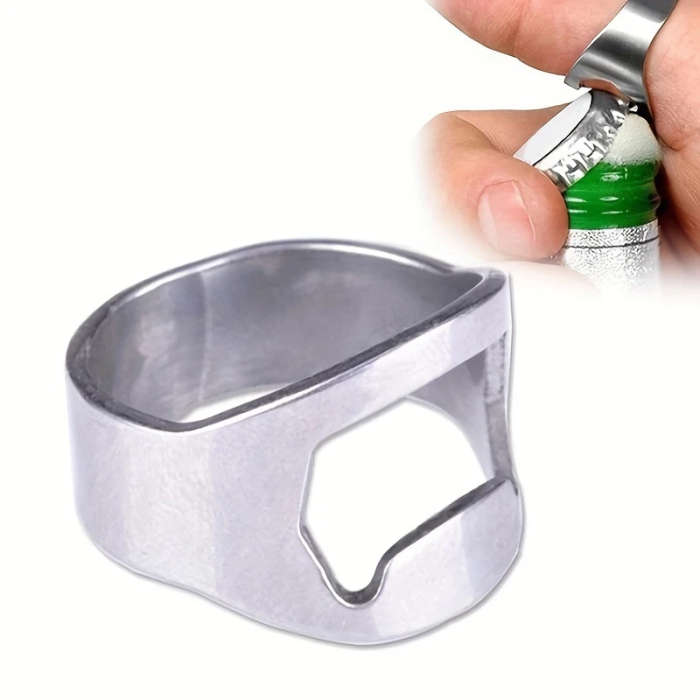 1 Piece Stainless Steel Ring Bottle Opener Creative Ring Soda Beer Bottle Opener