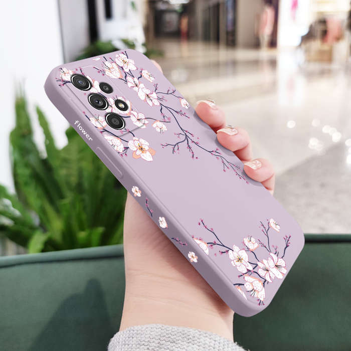 1pc Purple For Samsung Galaxy A52 Phone Cases