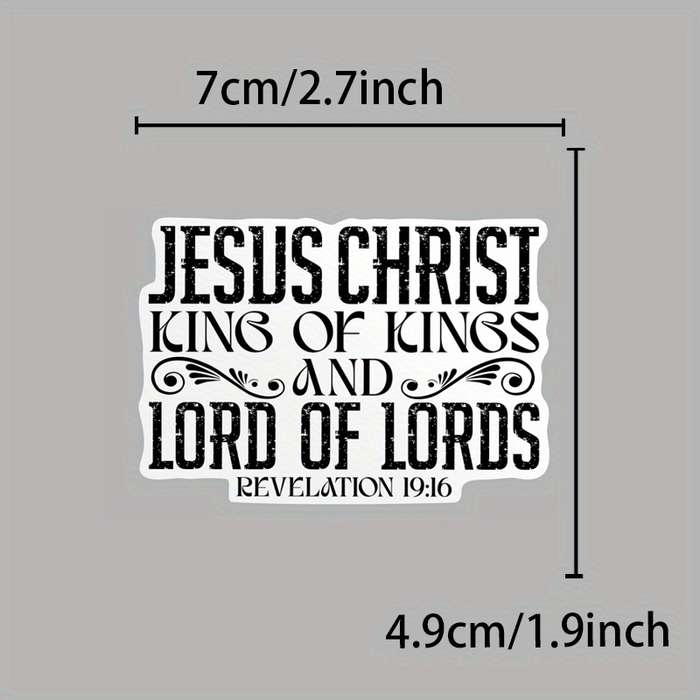 B Jesus Christian Themed Stickers