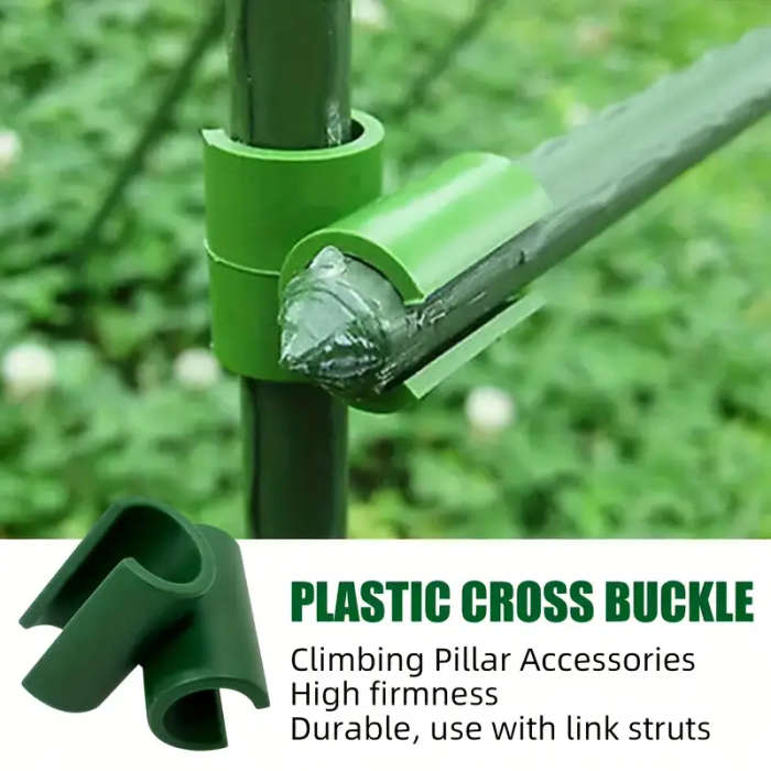50pcs Adjustable Plastic Plant Support Connectors