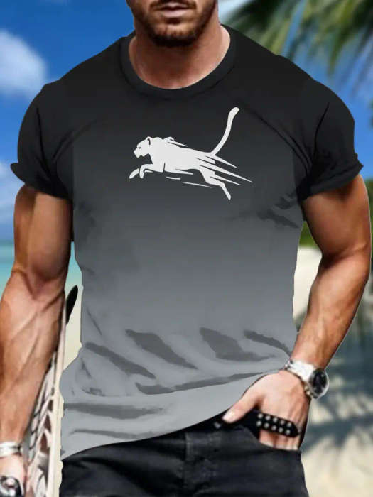 Men's T-Shirt Short Sleeve, Crew Neck