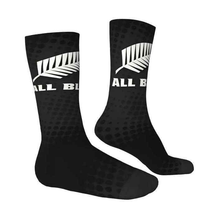 1 Pair One Size Rugby Feather Socks