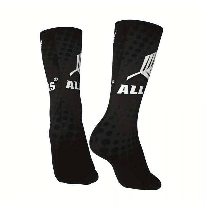 1 Pair One Size Rugby Feather Socks