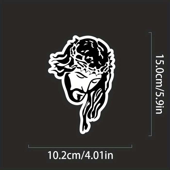 1pc Jesus Christian Themed Stickers