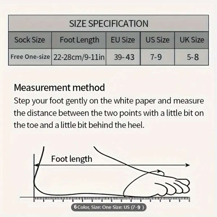 6 Pairs Of Breathable Cotton Sports Socks