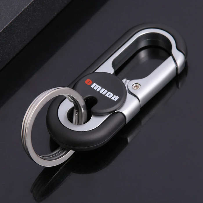 1pc Metal Alloy Car Key Chain Perfect for Men's Waist Hanging Color sent randomly