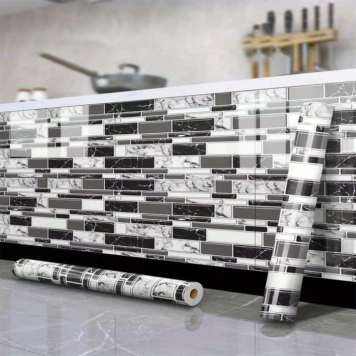 1PC Wall StickersMosaic45cmX100cm